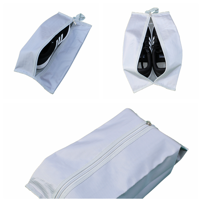 Zipped Shoes Cashier Bag Outdoor Men And Women Travel Shoes Bag Clothing Suitcase Finishing Hanging Bag Leather Leather Dust Bag-Taobao