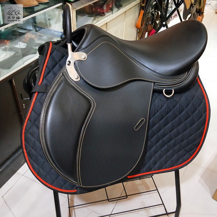 British integrated saddle full set of saddle armrest equestrian horse back edge harness