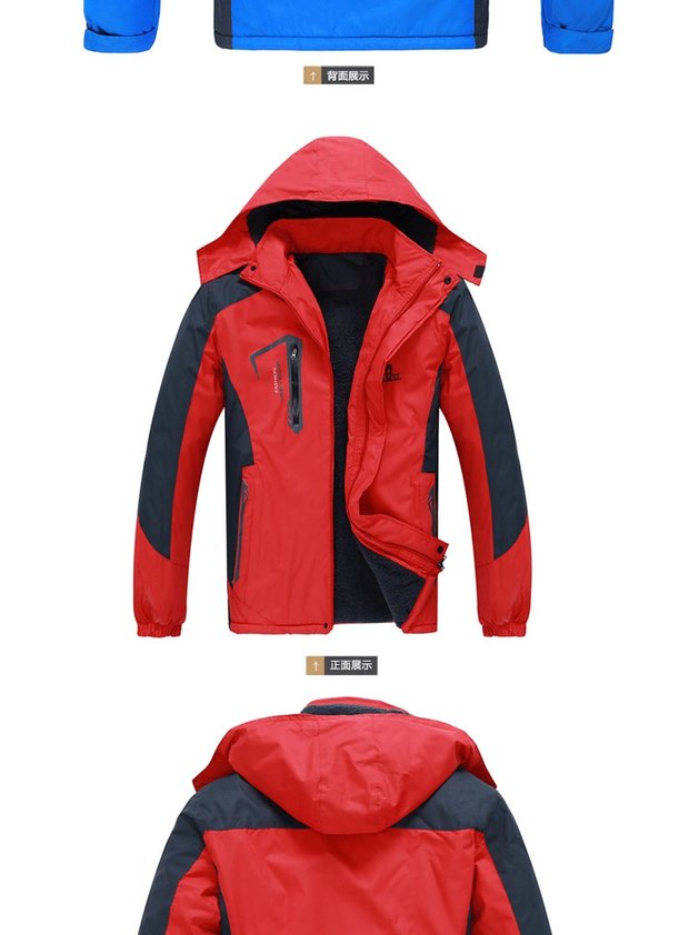 Quần áo leo núi không thấm nước mùa đông cho nam và nữ blazer nam