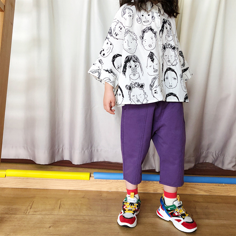 Pear small idle child clothing 2022 autumn new male and female child bump sports casual shoes E91X1895