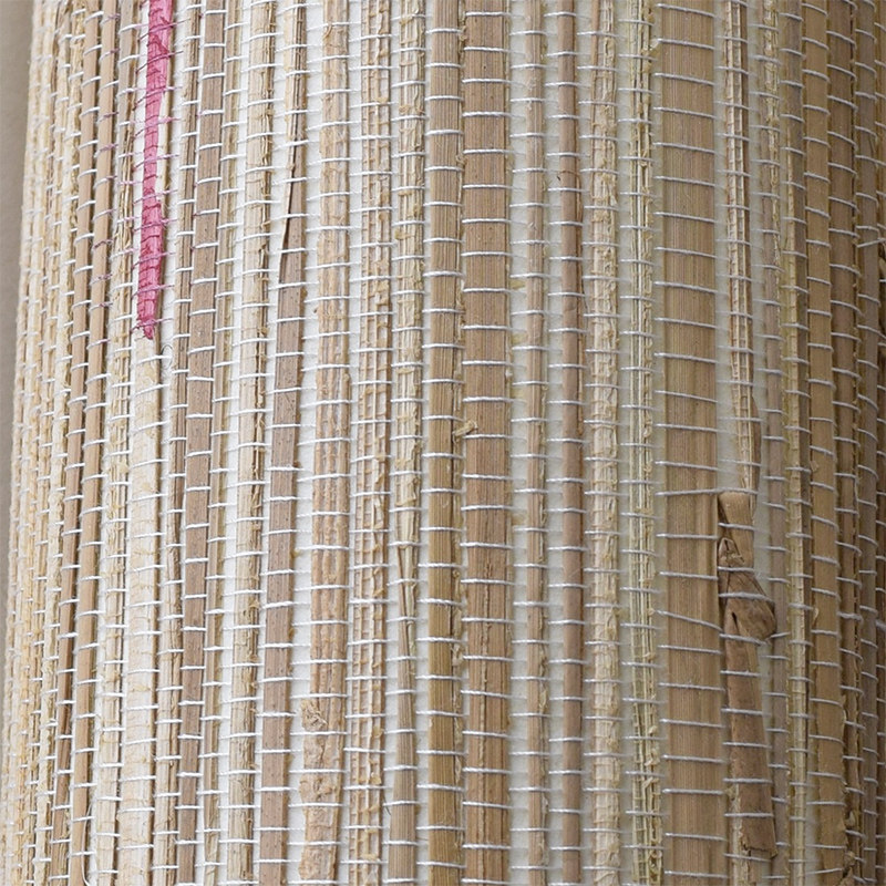 New ethnic rooms Southeast Asian style Original Red Crush Wallpaper Natural Herbal Plant Weaving