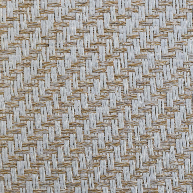 新款日式和紙客房特色民族飯廳滿鋪懸吊式天花板草蓆壁紙東南亞風格壁紙