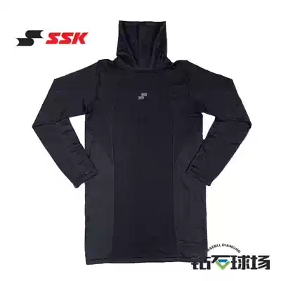 (Diamond Stadium)Japan SSK high stretch tight sports baseball quick-drying lining high neck ultra high neck adult