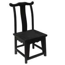 Ebony chair Purple sandalwood Qingcang Ming and Qing Dynasties antique wood mahogany chair stool Dining chair Purple sandalwood small wood tea chair Mahogany