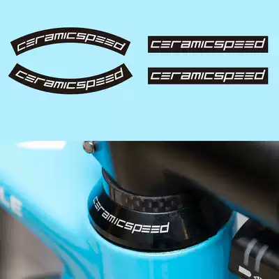 ceramicspeed Middle shaft head bowl group Sticker Road car sticker film Sticker Bicycle sticker film