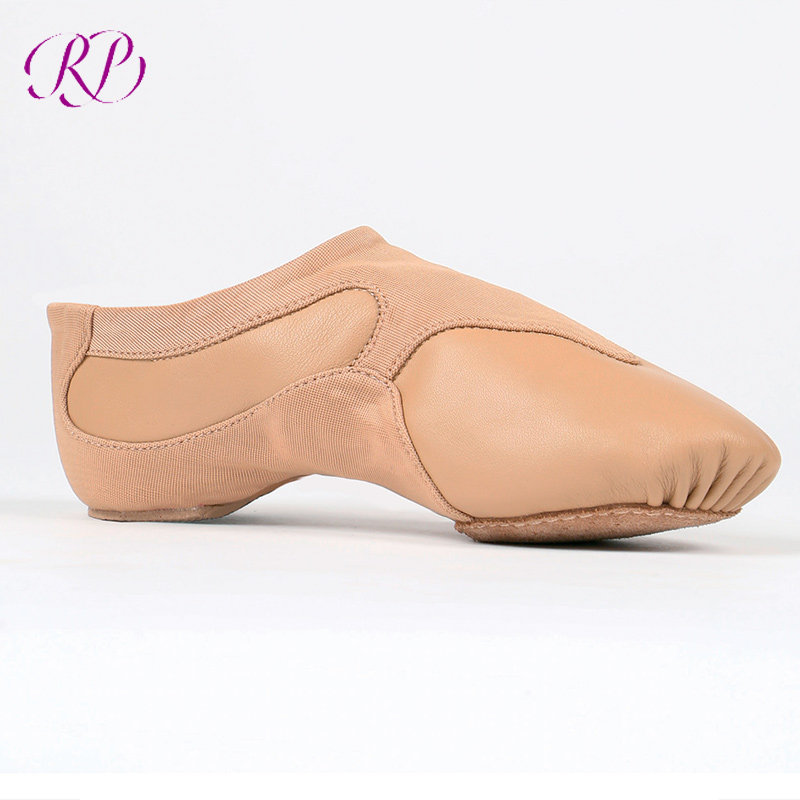 American imports Russian Pointe Bull Leather Breakthrough Jazz Shoes Ballet Dance Practice Shoes