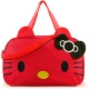 Hello kitty hành lý dễ thương phim hoạt hình túi du lịch không thấm nước túi Messenger túi vải thể dục