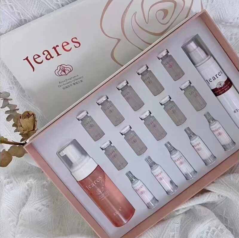Xuelan Duozhen Ai Lifelong Rose Rejuvenating Cleansing Set Egg Shell 360 Base Cleansing, Brightening Beauty Salon