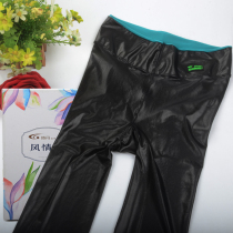 Shidan 050 style pants spring and autumn thin women fashion sexy legs thin leggings one pants glossy leather pants