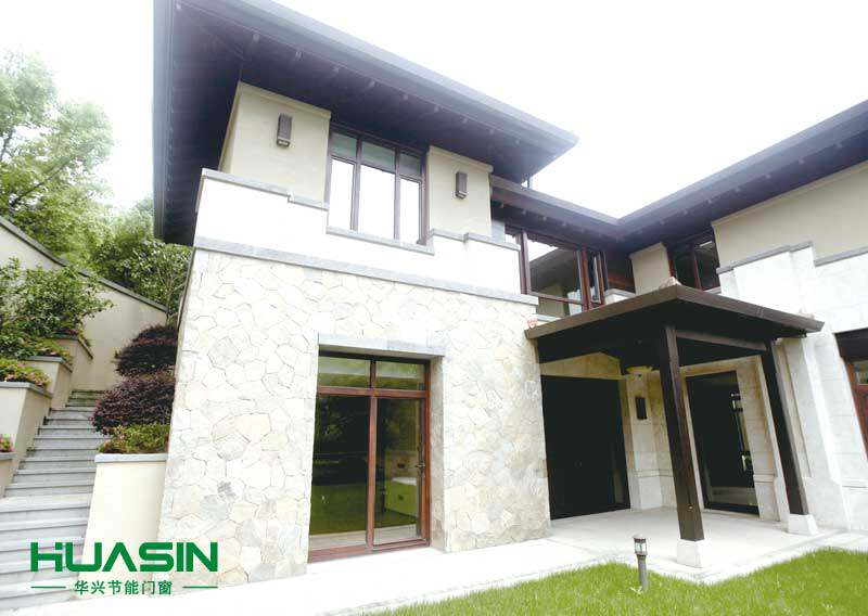 Huaxing wood industry broken bridge aluminum alloy push-pull window flat open window seal balcony pvb clamp glue glass soundproof window Yangguang room-Taobao