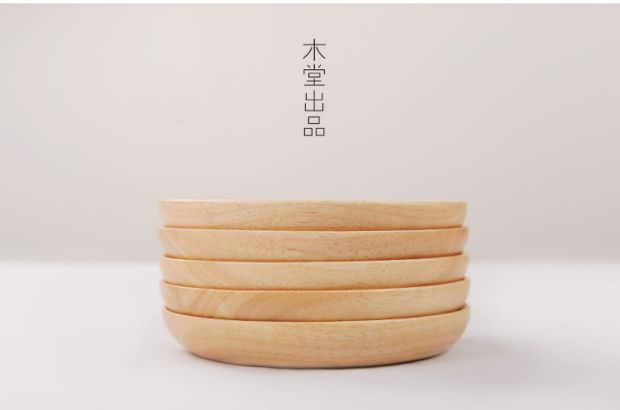 Mu Mutang thời trang sáng tạo đĩa trái cây khô ji đồ dùng nhà bếp bằng gỗ