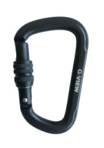 Qiyun GVIEW HEAVY C160 rock climbing mountaineering rescue protection oversized tension D-type threaded lock steel lock