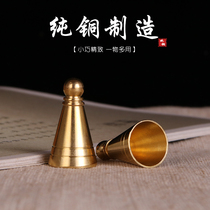 Pure copper pagoda incense mold oil lamp fire extinguishing cover for lamp long-bright lamp butter lamp accessories fire extinguisher incense powder small and portable