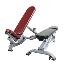  Baisheng commercial adjustable dumbbell stool bench press stool flat stool up and down obliquely push shoulder stool right angle stool Small flying bird fitness