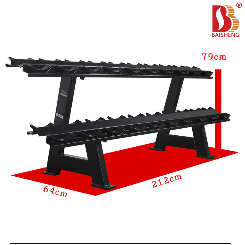Six pay for ten paying for fifteen dumbbell rack double - deck three - story dumbbell frame home commercial fitness plasticity