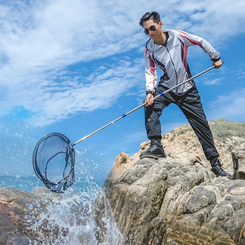 Temimesh bailing head stainless steel solid 304 large goods bailing ring Nylon fishing gear for fishing gear accessories