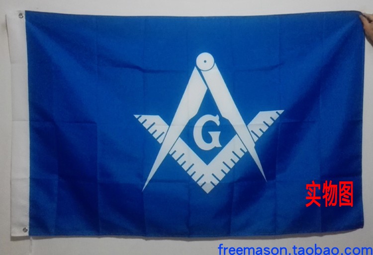 Export European and American Freemasonry Film and Television Props Group Flag Custom service European and American bar decoration fabric painting