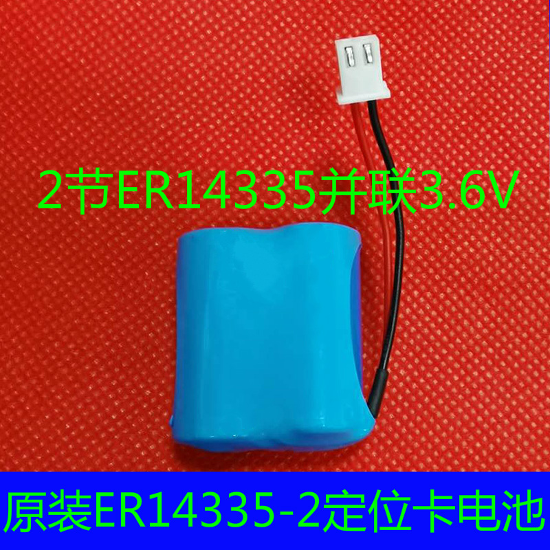 Original LISUN ER14335M-2 battery ER14335-2 instrument lithium battery 2 parallel 3 6V positioning card