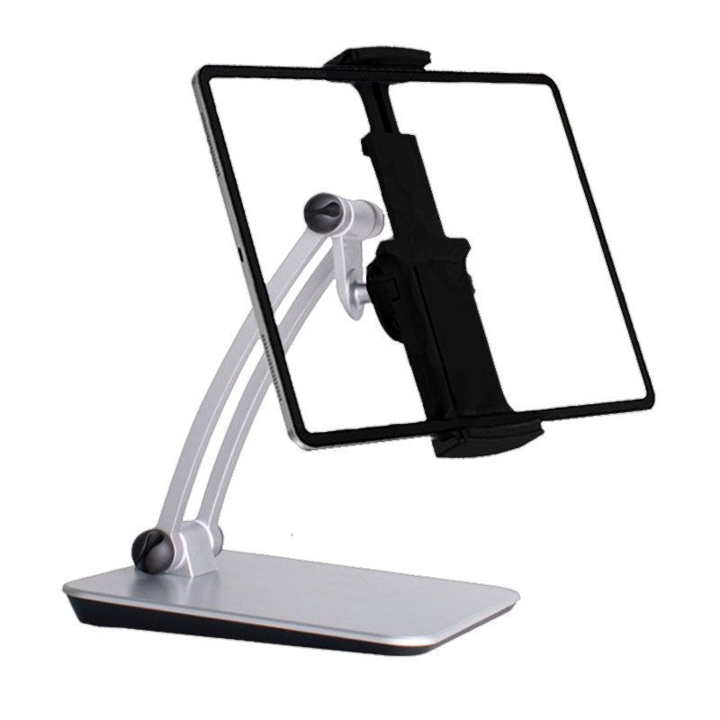 iPad tablet base bracket adjustable height 360 degree rotation desktop mobile phone class watching drama stretching