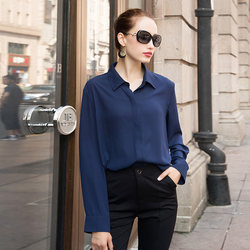 Chiffon shirt women's 2021 summer tops women's solid color sun protection shirt casual long-sleeved T-shirt women's refreshing and breathable