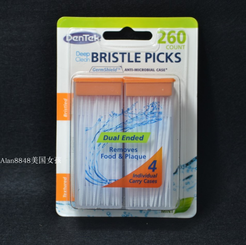 Spot USA DenTek 260 Loaded Mint Taste Toothbrushes Toothpicks Clean Teeth