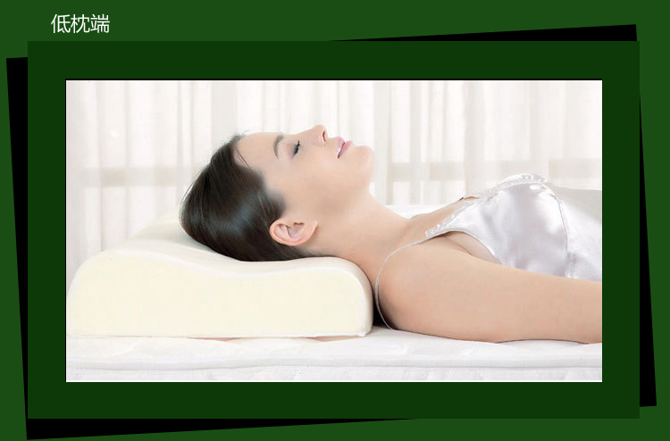 Gối cao su Thái Lan tự nhiên chính hãng gối cổ nhập khẩu Gối cổ tử cung Massage cao su gối y tế gối chống trào ngược babymoov