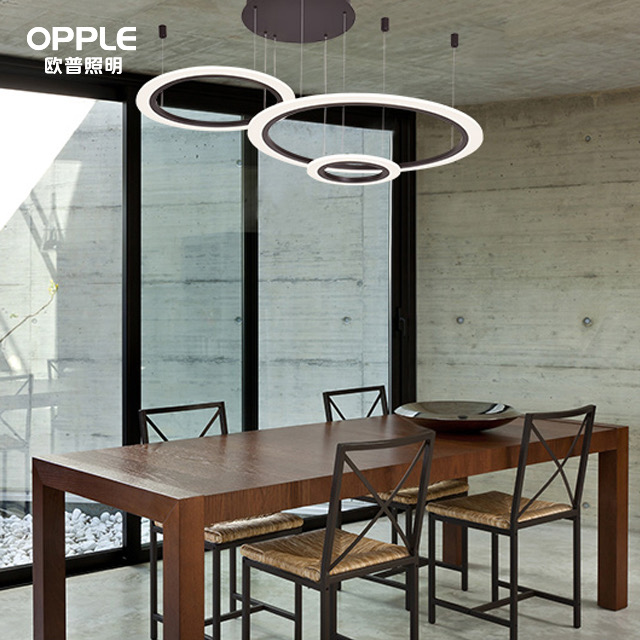 OPPLE light ceiling lamp bedroom lamp ceiling lamp living room lamp star ring three ring 101W chandelier Chengdu