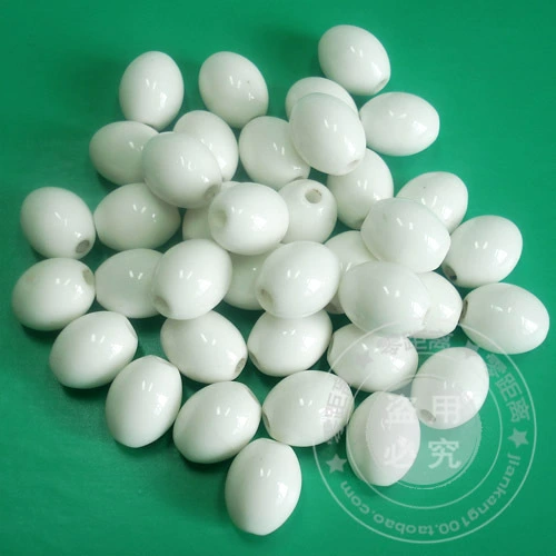 Томариновые бусины глазированные яркие утиные яйца.