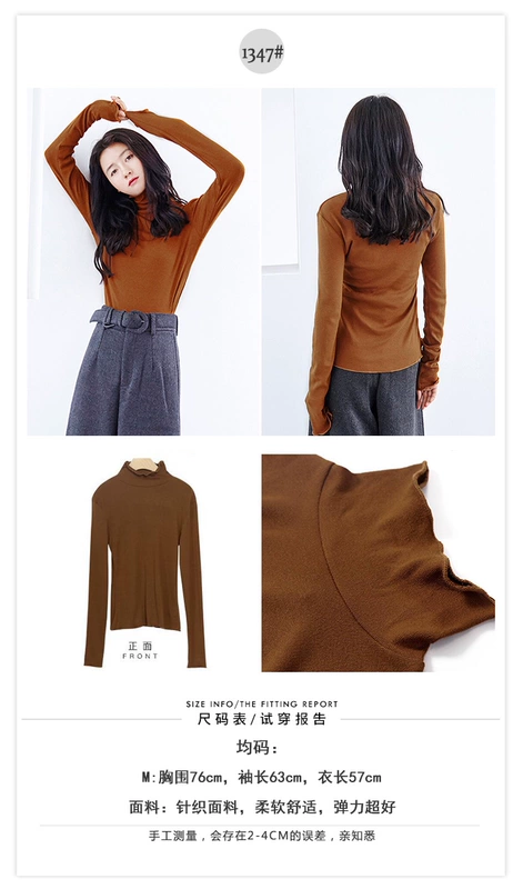 Giải phóng mặt bằng đặc biệt giảm giá khi đối phó với phiên bản Hàn Quốc của phụ nữ mùa xuân và mùa thu kéo dài áo len len áo len dài tay áo len - Áo len