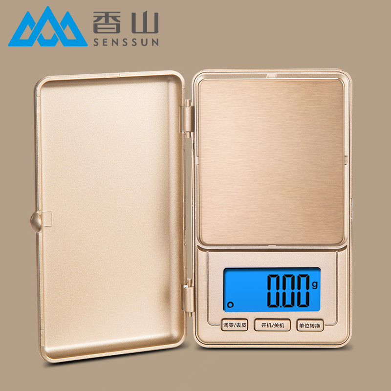 Xiangshan EHA 17 jewelry scale precision mini electronic scale 0 01g said tea medicine scale portable cover