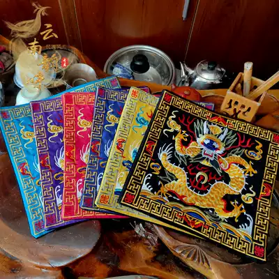 Ethnic craft gift decoration for foreigners gift home daily embroidery mouse mat coaster bowl mat mat placemat insulation mat Square