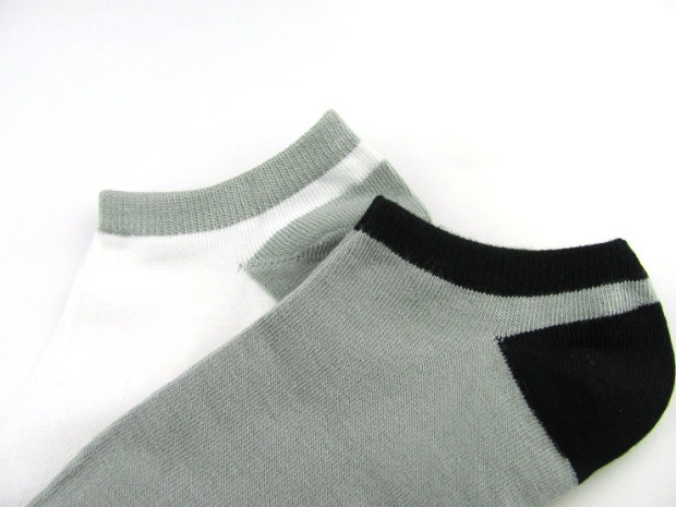Vớ nam bằng sợi tre vớ vớ nông cạn Mùa hè mỏng phần cotton nam vớ cotton vớ khử mùi vô hình tất trắng