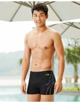 Li Ning quần bơi nam quần boxer quần bơi nam mô hình thời trang quần đi biển mùa xuân nóng thiết bị bơi chuyên nghiệp quần bơi nam yingfa