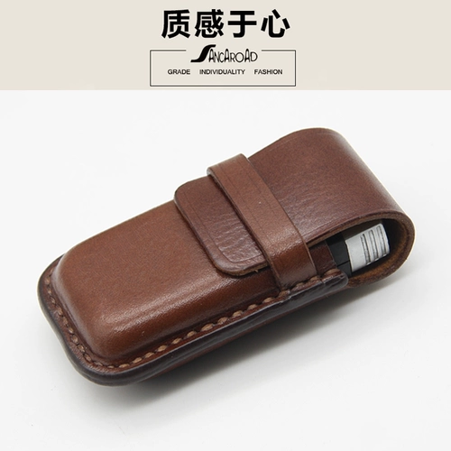 Кожаные ключи от машины ручной работы, индивидуальная ключница