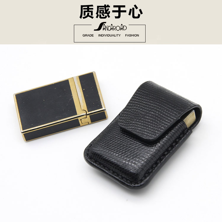 Artisanal Lizard Leather Lighter Protection Leather Jacket Applicable All Penlang Sound Business Hanging Waist Anti-Fall And Can Be Dimensioned