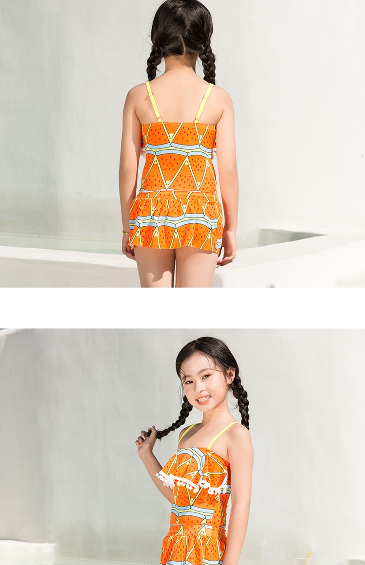 Nữ 5-9 tuổi trẻ em và áo tắm chia tay Hàn Quốc 2019 mới công chúa váy bé gái dễ thương áo tắm - Bộ đồ bơi của Kid do boi cho be gai