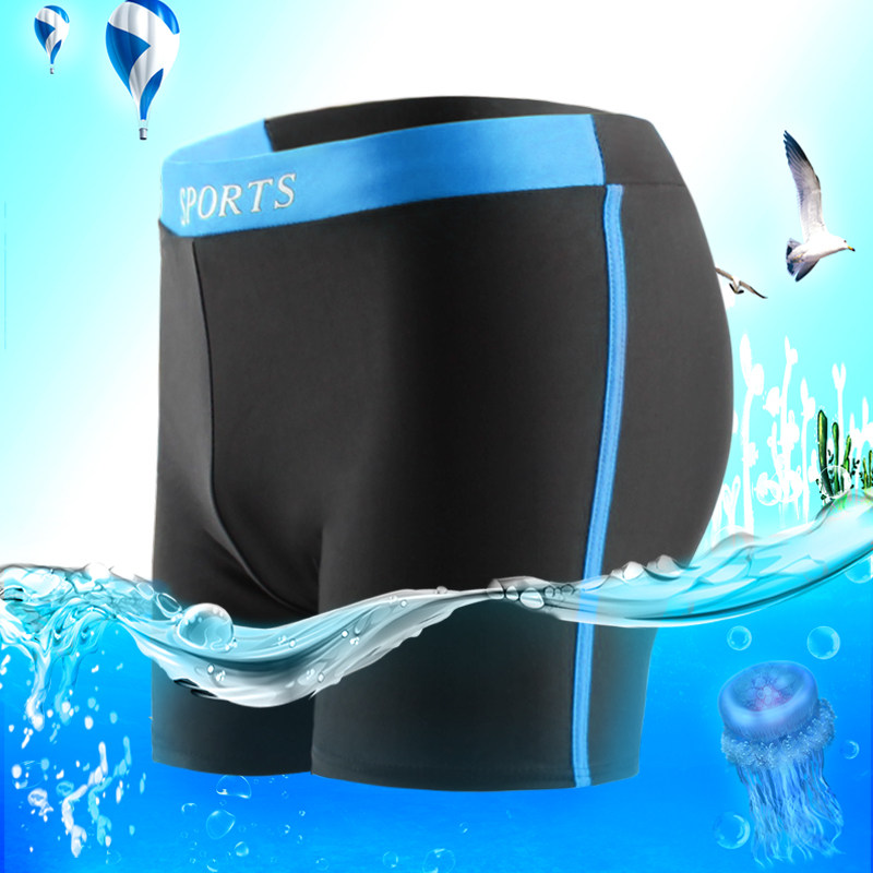 Male Style Nylon Sexy Low Waist Swimming Pants Bubble Spa Flat Corner Swimsuit Plus Size Men's Swimsuit Pants Manufacturer