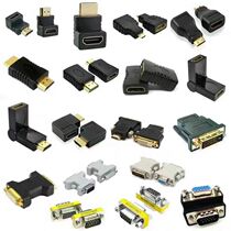 mini turn hdmi HD head big turn small male to female camera HDMI turn DVI VGA turn HDMI adapter
