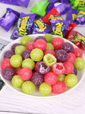 Russia imported fruit sugar jam sandwich small sour fruity hard candy Happy candy Children's casual snacks