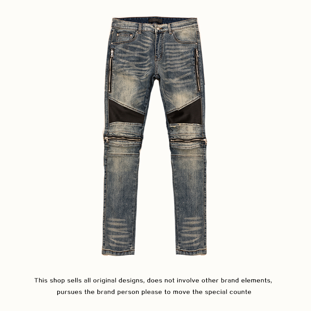 fog amiri boomer shuffle water breaking hole to make old parquet jeans male slp and European mx2 locomotive pull chain high street