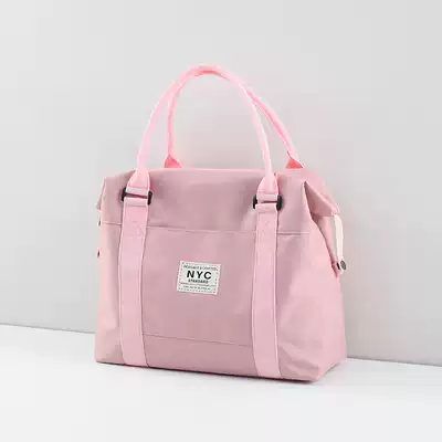 Short-distance travel bag female portable luggage bag large capacity travel travel bag wear Rod luggage bag waiting for delivery bag