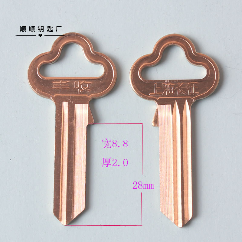 100 thick and large take the harvest key blank old wooden door key blank all kinds of civil key embryokey material