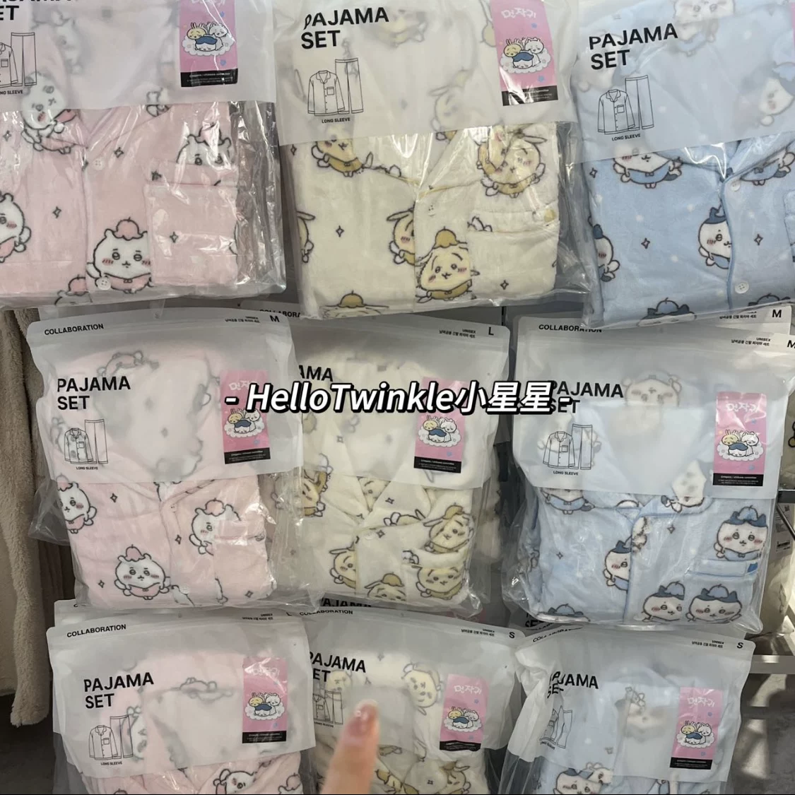 Оригинальные пижамы Spao с участием чиикавы 2026 весна-лето | одинаковый стиль для мужчин и женщин