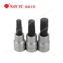Dongliang Nanyu 3 8 Zhongfei 12 Angle Press fitting sleeve twelve flower press batch screwdriver sleeve head M8M10M12 tool