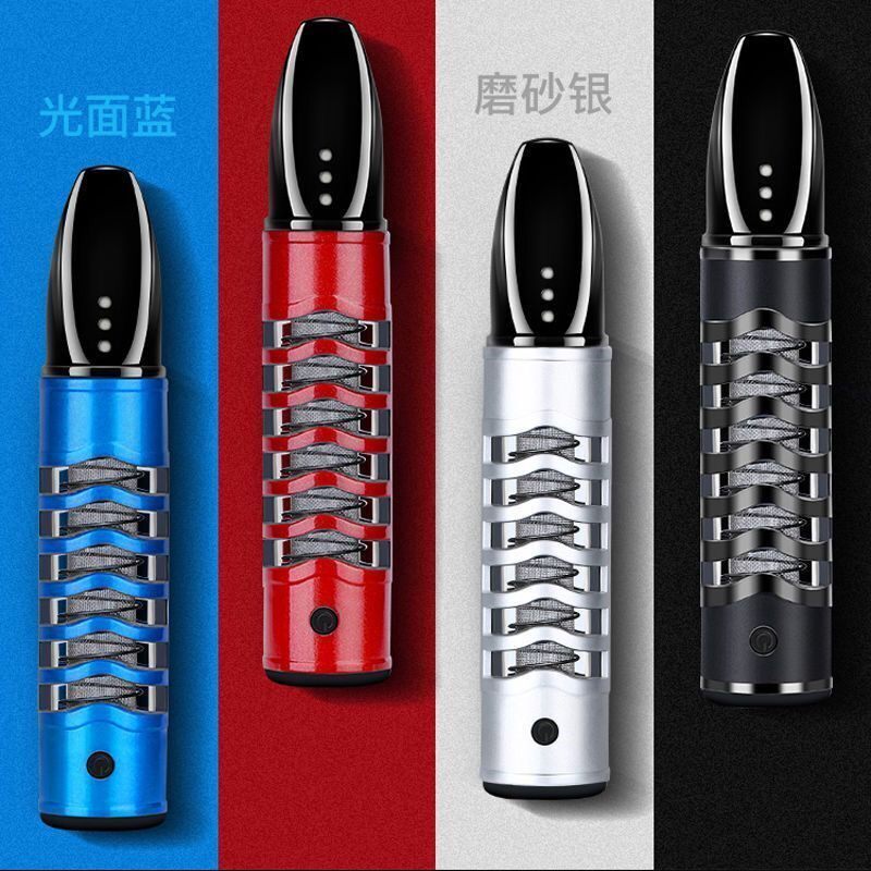 Cigarette set cigarette charging windproof lazy car can not drop soot artifact smoking bullet-free soot smoking creative gift