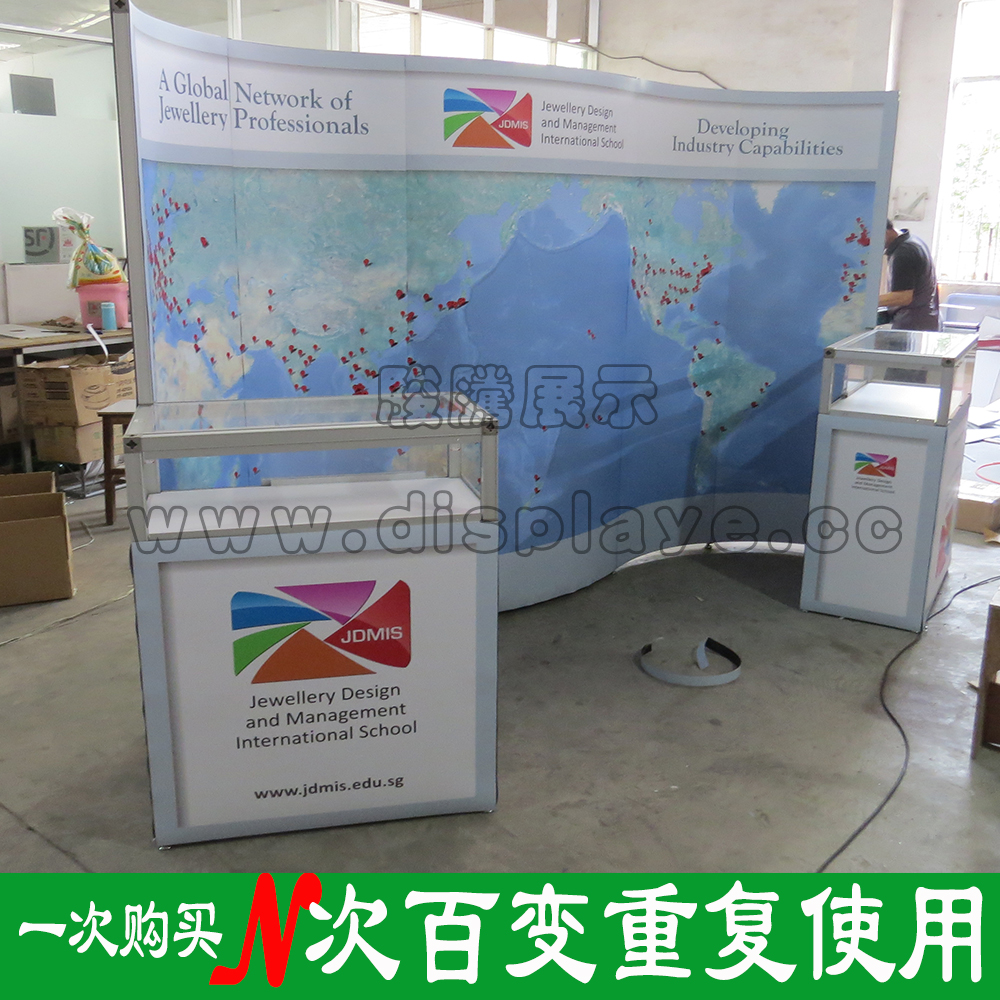Professional Design Custom Exhibition Showcase Green Tent Design Building Brand Planning Exhibition Design