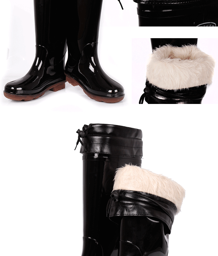 Chaussures - bottes caoutchouc homme pour hiver - semelle tendon - Ref 959169 Image 10
