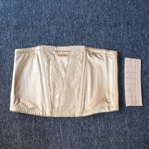 Summer ultra-thin boutique satin short drawstring girdle girdle drawstring waist drawstring