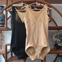 Autumn and winter seamless body triangle one-piece body plastic underwear thick plus velvet thermal underwear