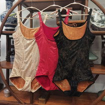 Autumn and winter harness adjustable in length thickened and gush warm triangular open crotch one-piece shapen clothes Number of not many